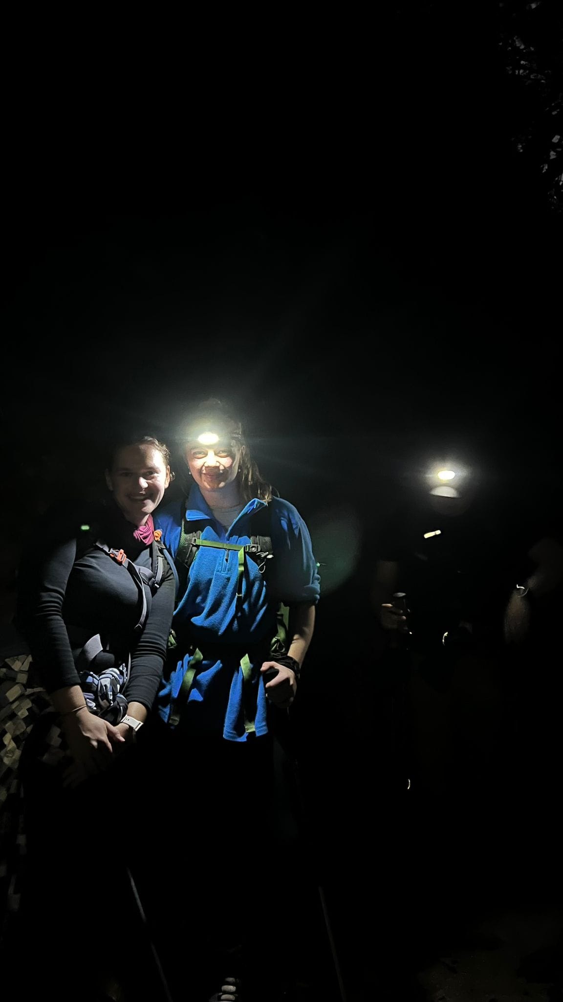 Hiking in the dark
