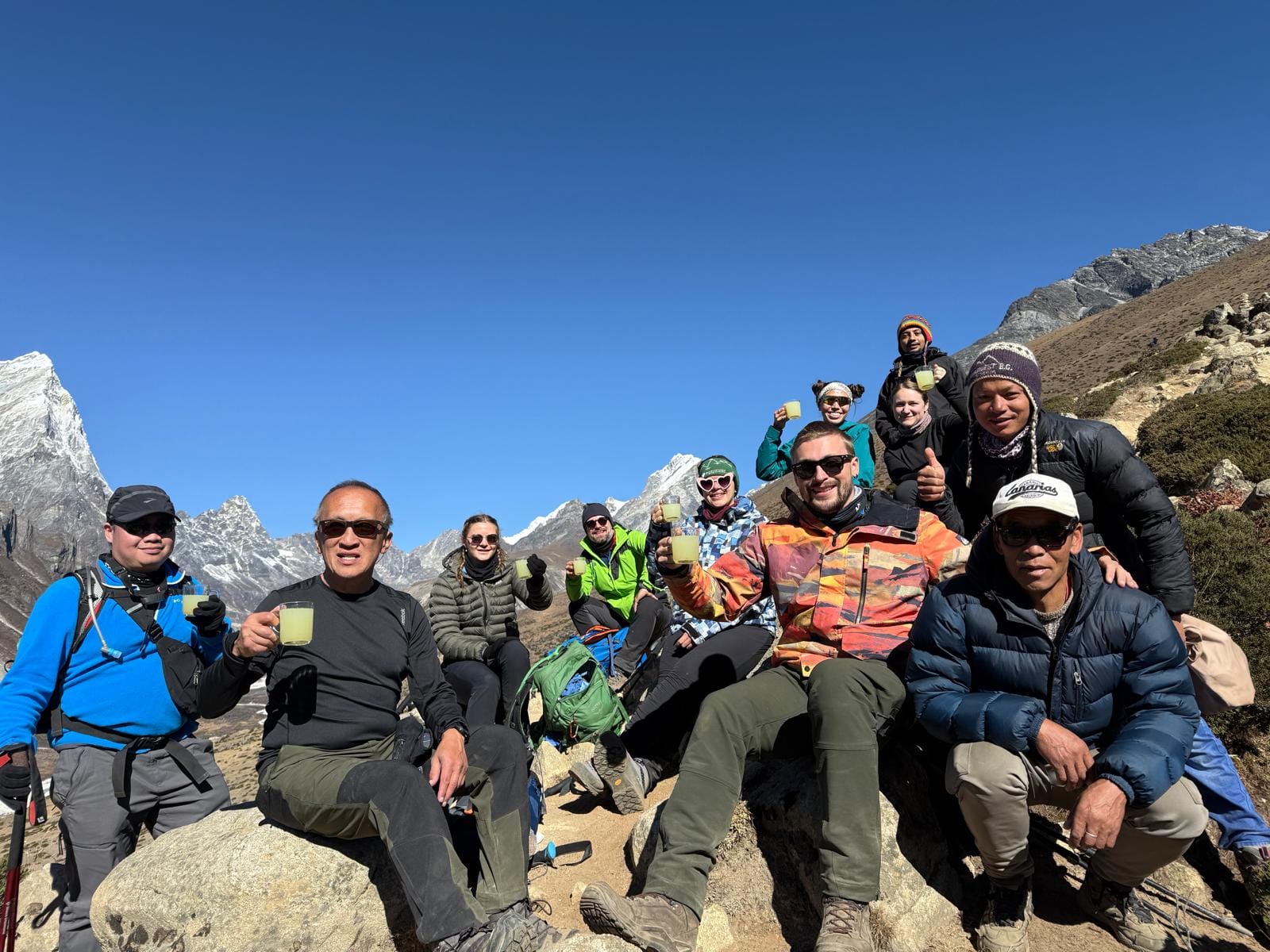 Tea on the mountainside