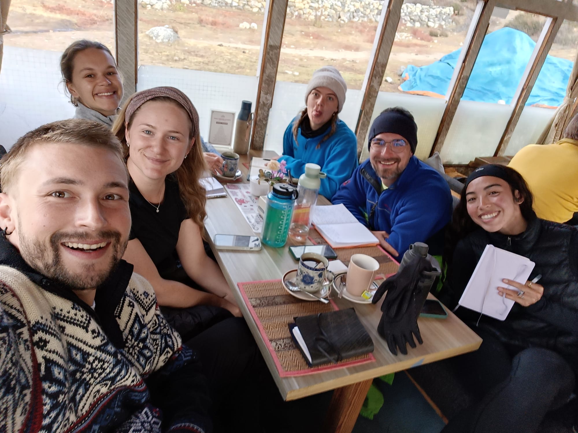 Tea on the mountainside