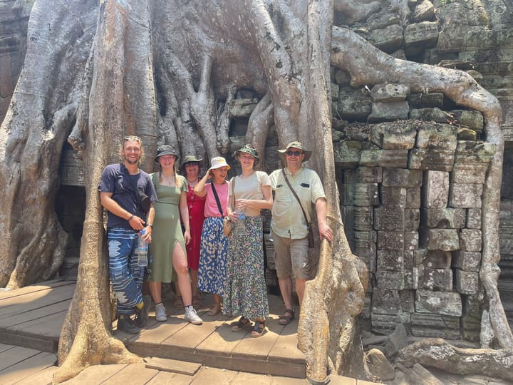 A Family Reunion Beneath Ancient Stone and Sweltering Sun