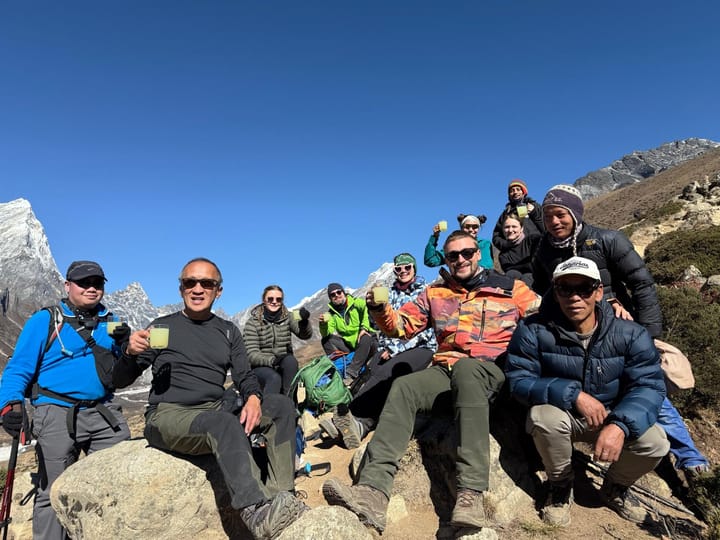 Tea on the mountainside