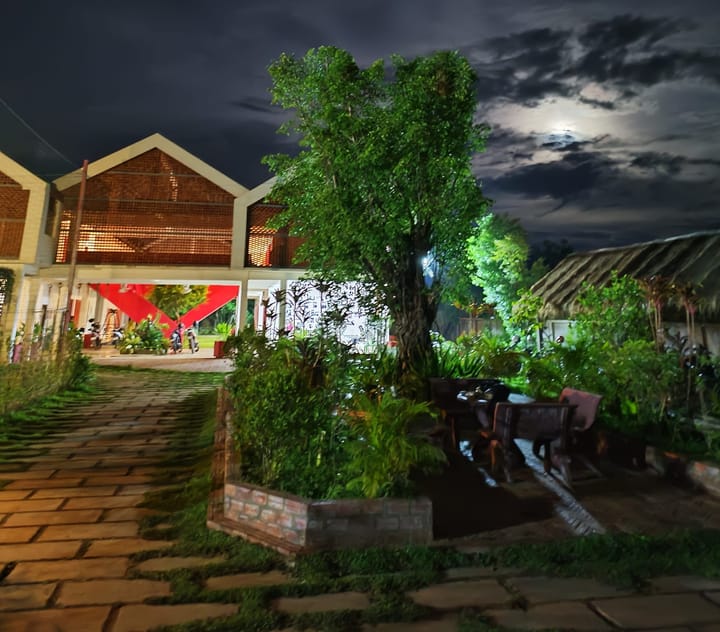 Kulen Outreach Boarding School by night